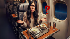Cảnh báo gập bàn ăn trên máy bay mà bạn cần biết