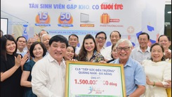 100 suất học bổng, tổng giá trị hơn 1,5 tỉ đồng sẽ được trao cho tân sinh viên nghèo ở Quảng Nam, Đà Nẵng