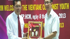 Đại biểu Thành đoàn Viên Chăn thăm báo Tuổi Trẻ