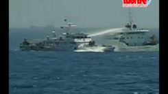 Tàu hải cảnh Trung Quốc đâm gãy lan can tàu Cảnh sát biển Việt Nam