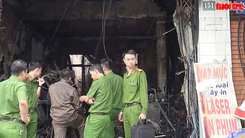 Cháy cơ sở kinh doanh mực in