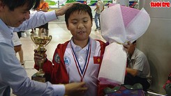 HCB U-10 cờ vua thế giới Nguyễn Quốc Hy: Em rất vui và bất ngờ