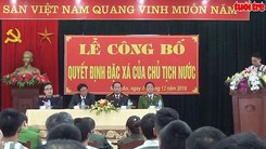 147 phạm nhân được đặc xá trước thời hạn tại Nghệ An