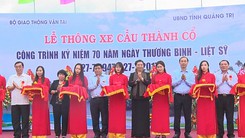 Thông xe cầu Thành Cổ qua sông Thạch Hãn