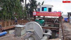 Thử nghiệm thành công máy chống ngập tại đường Nguyễn Hữu Cảnh