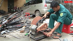 Tiêu huỷ gần 200 khẩu súng tự chế và súng hơi