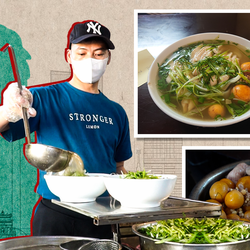 Podcast: 'Phở Mông' xuống phố Hà thành, bánh phở tự tráng lá chanh nhà trồng