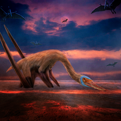 Podcast: Nguồn gốc của hoá thạch loài thằn lằn bay với hơn 400 chiếc răng