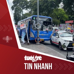 Tin tức tối 1-6: Xe buýt tông nhiều xe dừng đèn đỏ ở quận Bình Thạnh