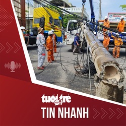 Tin tức tối 12-3: Xe tải làm gãy đổ hàng loạt trụ điện, cáp viễn thông