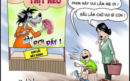 Quầy thịt heo "Hãy đợi đấy"