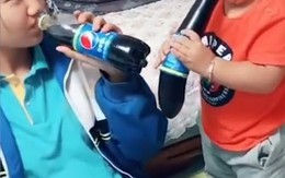 Cú lừa hoàn hảo của chị gái khi em trai đòi uống nước ngọt