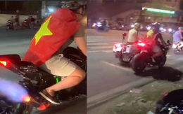 Biker chạy Kawasaki Ninja H2 nẹt pô "phun lửa" bị CSGT tuýt còi
