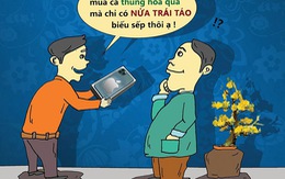 Em nghèo nên không tặng "thùng hoa quả"