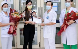 Tiên Nguyễn bái bai 'cô Vy' sau ba tuần điều trị tại Bệnh viện Bệnh nhiệt đới TP.HCM
