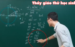 Thầy giáo vui tính thử học sinh khi giải toán