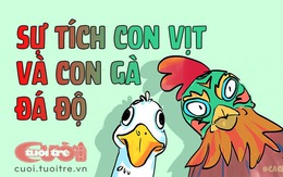 Sự tích con vịt và con gà đá độ