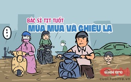 Mùa mưa và "chiêu" lạ