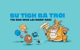 Sự tích bà Trời tại sao mưa lại ngập rác!