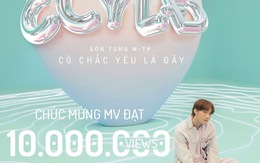 MV 'Có chắc yêu là đây' Sơn Tùng M-TP lên Top 1 trending YouTube