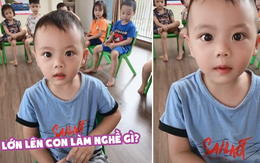 Cậu bé hồn nhiên chia sẻ ước mơ lớn lên được làm: 'Chủ tịch nước' khiến người xem thích thú