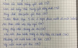 Bản 'tấu thư' của lớp trưởng bị bại lộ, ngỡ ngàng khi biết cả trời bí mật chẳng thể ngờ!