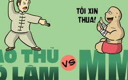 Cao thủ võ lâm thắng thuyết phục võ sĩ MMA chỉ bằng 2 ngón tay