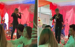 Nam ca sĩ khiến người nghe 'cười ngất' với bài hát 'gia truyền' trong tiệc cưới
