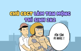 Chú CSGT làm tan giấc mơ khởi nghiệp của thí sinh 2K2