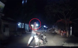 Trai làng chặn đầu, đập vỡ kính ôtô vì tài xế nháy đèn pha