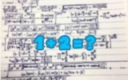 Phép toán '1 + 2 = ?', dân mạng trầm trồ trước cách giải thông minh