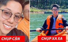 CEO Matt Liu khoe ảnh chụp cận: da mặt láng o, cằm nhọn bất thường, răng trắng bật tông