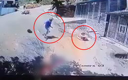 Nam thanh niên vứt xe máy giữa đường, lao đến cứu em bé