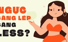 Ngực càng lép, khả năng les càng cao?