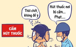 Lỗi chồng lỗi: Hút thuốc lá tại nơi cấm bị phạt 3 triệu đồng!