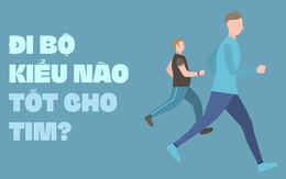 Đi bộ kiểu nào tốt cho tim?