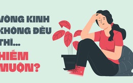 Vòng kinh không đều thì có bị hiếm muộn?