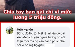 Vua Còm 22/12: Chàng trai bị 'đá' vì bạn gái chê lương 5 triệu