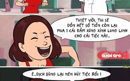 Mua đầm mặc tất niên xong lại cất vào tủ