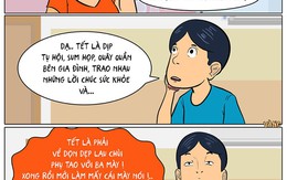 Con ơi về nhà ăn Tết với ba mẹ nào