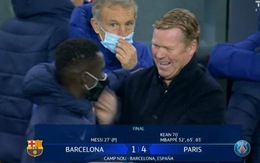 HLV Koeman cười toe toét khi Barca thua thảm