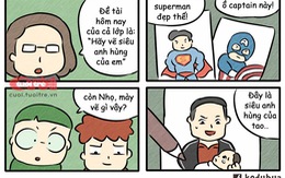 Netizen rầm rộ sáng tác tranh vẽ 'siêu anh hùng' Nguyễn Ngọc Mạnh
