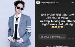 Rapper Hàn cầu xin fan đừng đặt mua album vì lý do thật hài hước