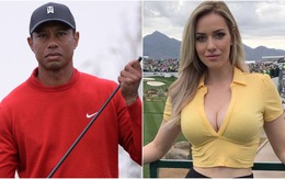 Nữ thần làng golf bị ném đá vì huyền thoại Tiger Woods