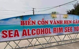 Biển Cồn Vành trở thành 'Sea Alcohol Rim': Google dịch tai hại quá!