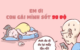 Bà mẹ suýt ngất vì cô con gái sốt 90 độ