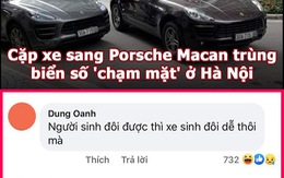 Vua Còm 20/4: Hai xe sang cùng biển số 'chạm mặt' ở Hà Nội