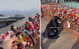 Cô gái bay 10.000 km từ Mỹ về Hàn Quốc để cắt ổ khóa tình yêu
