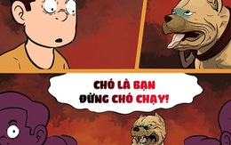 Chó là bạn nhưng chó dữ không rọ mõm là chạy!