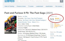 Điểm thấp nhưng Fast &amp; Furious 9 vẫn phá kỷ lục bán vé